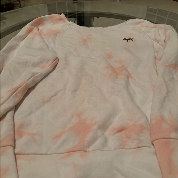 Victoria’s Secret off shoulder crew tie dye sweatshirt - Picture 1 of 3